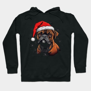 Boxer Christmas Hoodie